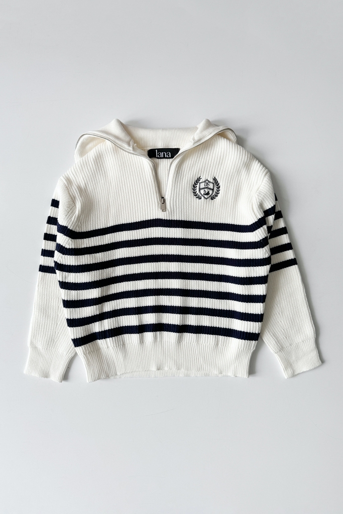 Bazzar Zip Hoodie Wool Top