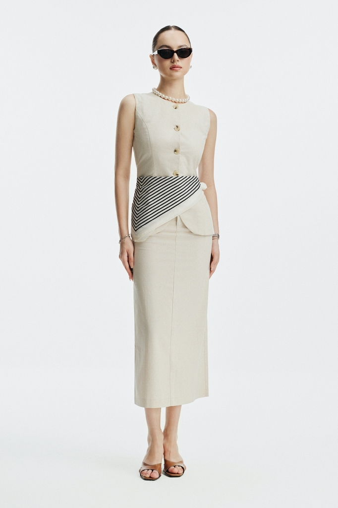 Claire Linen Skirt