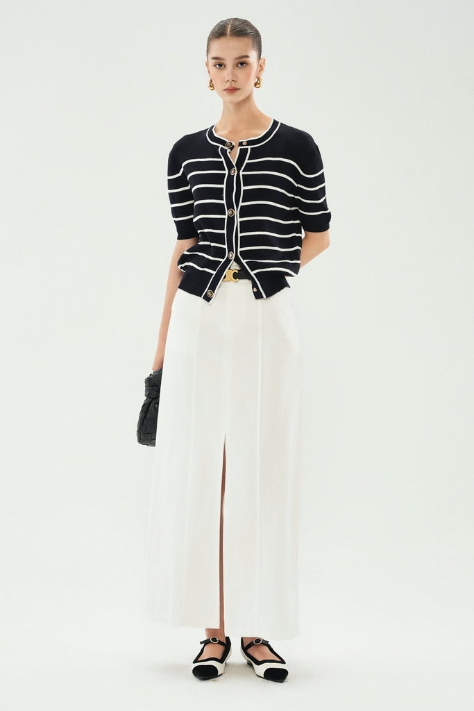 Jadémie Striped Cardigan Outer