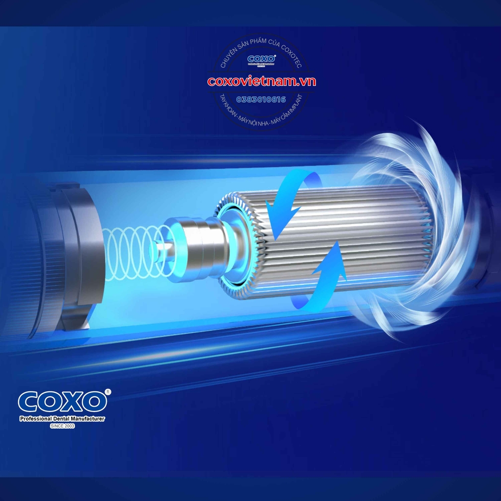 Máy cắm Implant Coxo C-Sailor S1 động cơ không chổi than mạnh mẽ, chính xác