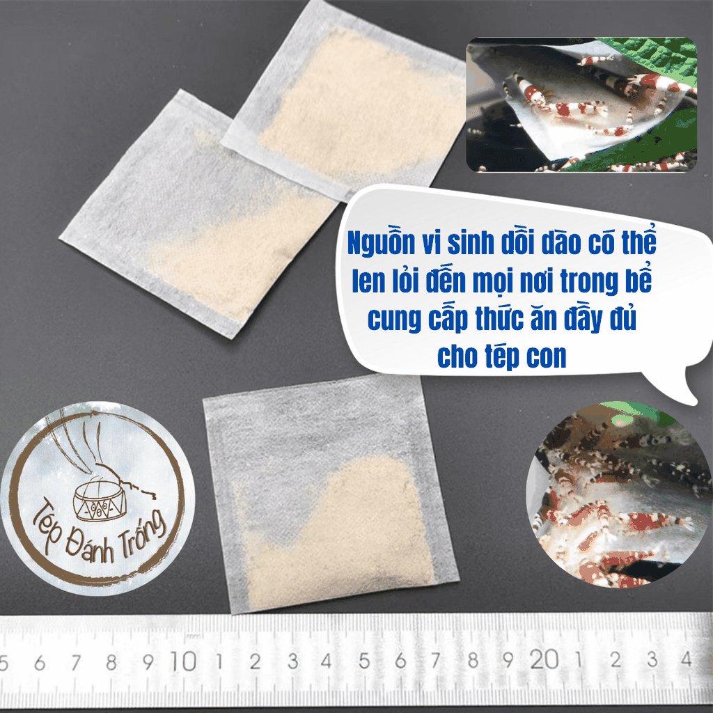 Túi Vi Sinh Tự Nhiên Cao Cấp – “vựa” Thức Ăn Khoái Khẩu Cho Tép Con