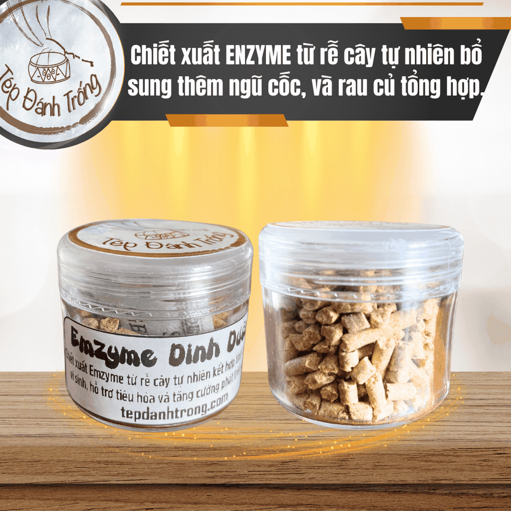 Enzyme Dinh Dưỡng - Thức ăn tép cảnh chuyên dụng - Hỗ trợ phát triển toàn diện cho tép nhờ chiết xuất enzyme rễ cây