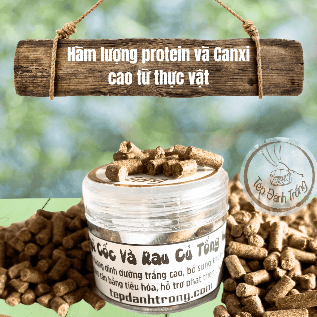 Ngũ Cốc Và Rau Củ Tổng Hợp - Thức Ăn Tép Cảnh Chuyên dụng - Bổ sung lượng dinh dưỡng dồi dào từ thực vật