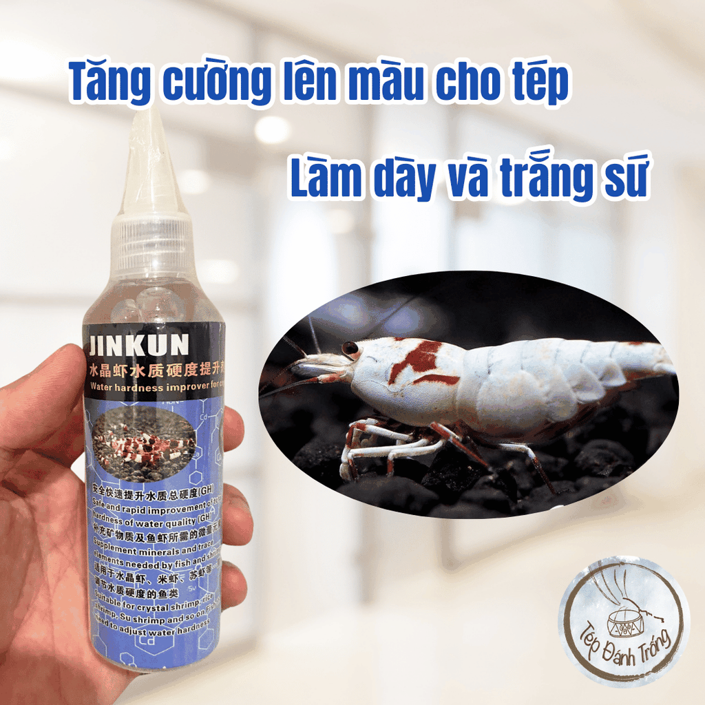 Khoáng tép đậm đặc Jinkun – Tăng gH tự nhiên, an toàn - Làm trắng, dày sứ tép, cải thiện màu sắc