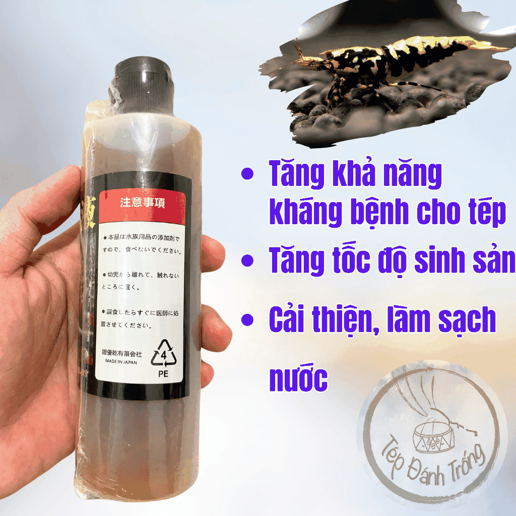 Enzyme vi sinh tép đậm đặc - Bổ sung lượng vi sinh cao gấp 6-8 lần - Khởi tạo nhanh biofilm - Chính Hãng Nhật Bản