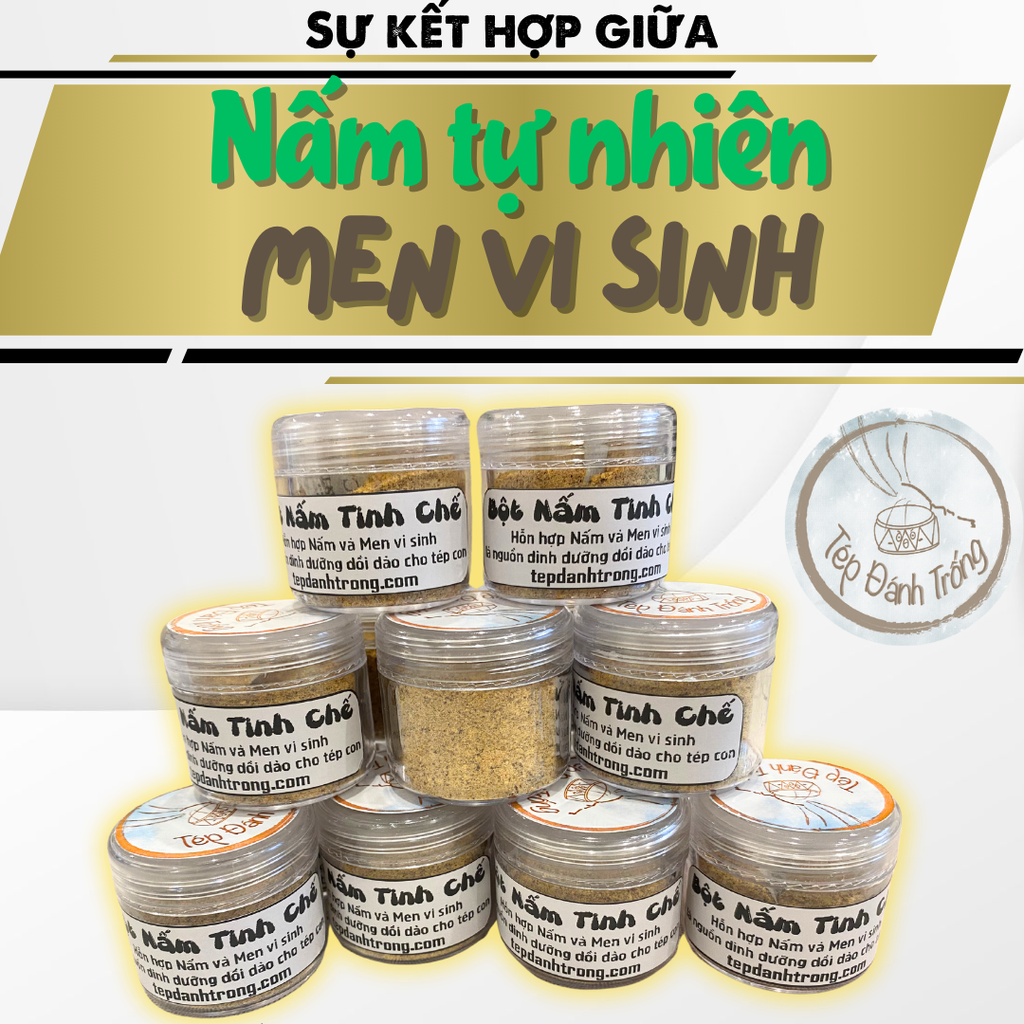 Bột Nấm Tinh Chế - Chuyên dụng cho tép con