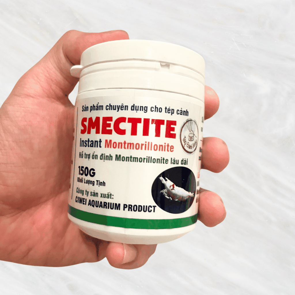 Khoáng Sét Tép Cao Cấp - SMECTITE - Bổ sung Montmorillonite trực tiếp cho tép