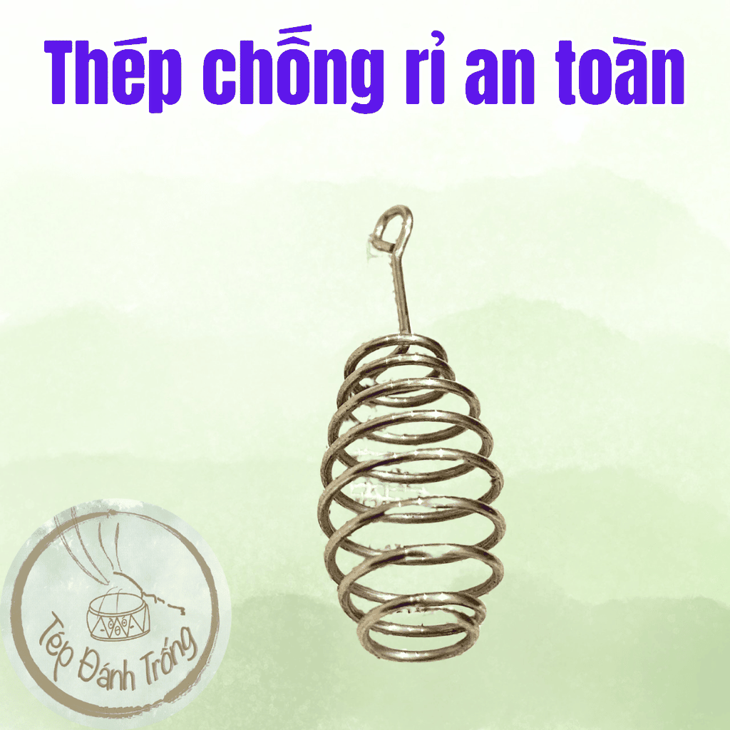 Lồng ăn cho tép - Thép chống rỉ cao cấp, hỗ trợ tép khi ăn thức ăn nổi