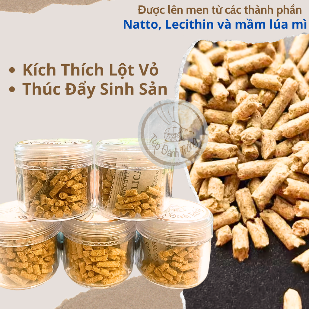 Tinh bột tổng hợp (kích thích lột vỏ-thúc đẩy sinh sản)