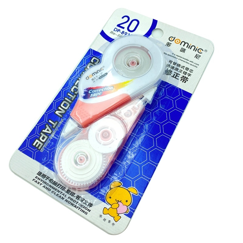 [XOÁ KÉO] Bút Xóa Kéo Dominic / Inyan DP-8911 / DP-911 / CP-8609B 20m nhiều mẫu