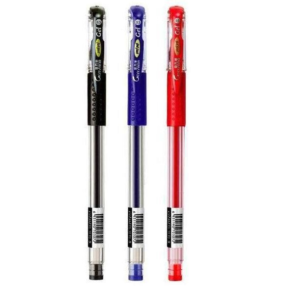 [Lẻ 1 cây] Bút viết gel nước MINI mực xanh / tím / đỏ / đen ngòi 0.5mm