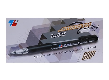 Hộp 20 cây bút viết bi bấm mực khô Thiên Long TL-025 / TL025 ngòi 0.8mm mực xanh / đỏ / đen