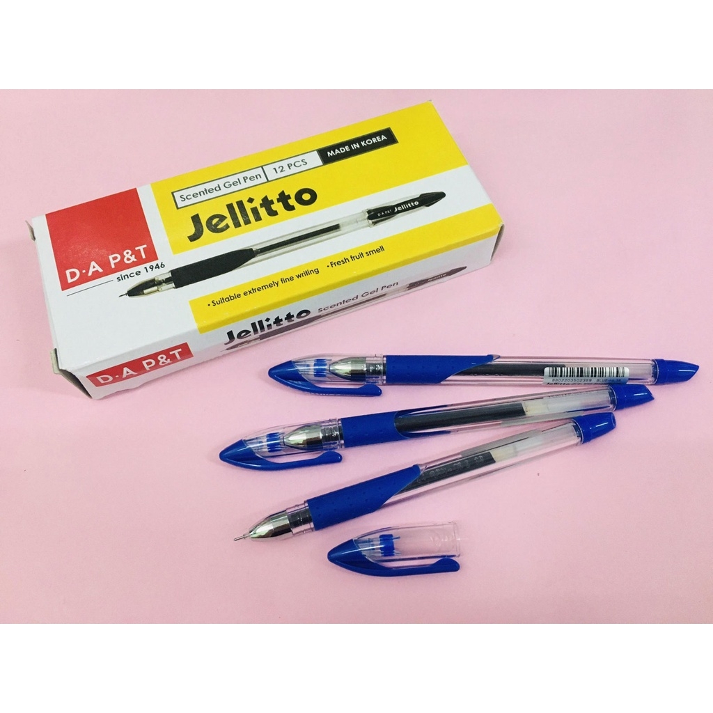 [Lẻ 1 cây] Bút viết gel Dong-A Jellitto / Jellito 0.4mm (Sản xuất tại Hàn Quốc)