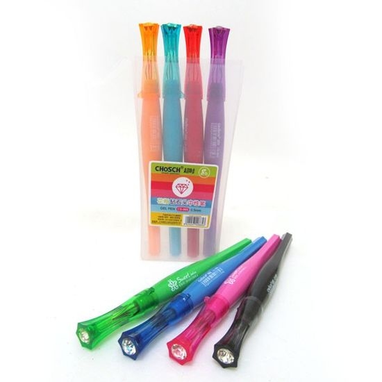[Kim cương - Lẻ 1 cây] Bút viết mực đầu kim cương Chosch CS-885 nhiều màu xanh / tím / đỏ / đen ngòi 0.5mm
