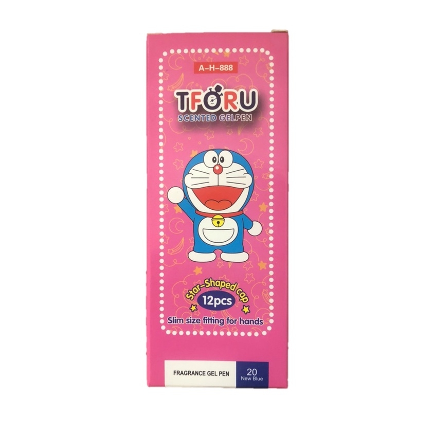 [Lẻ 1 cây] Bút viết nước gel thơm nho TFORU / THORU hình Doraemon AH888 / VS999 ngòi 0.4mm