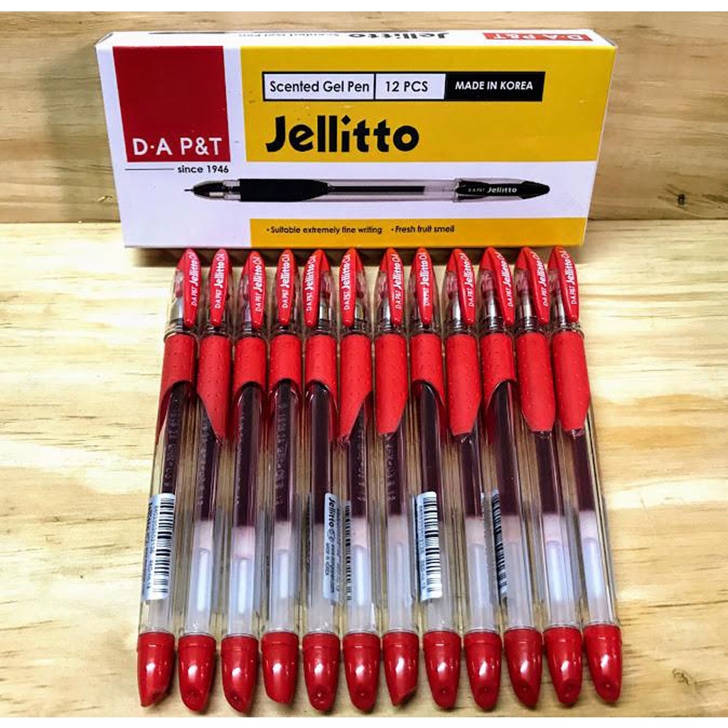 [Lẻ 1 cây] Bút viết gel Dong-A Jellitto / Jellito 0.4mm (Sản xuất tại Hàn Quốc)