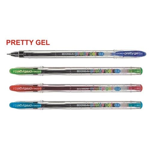 [Lẻ 1 cây] Bút viết nước Dong-A Pretty Gel ngòi 0.4mm (Sản xuất tại Hàn Quốc)