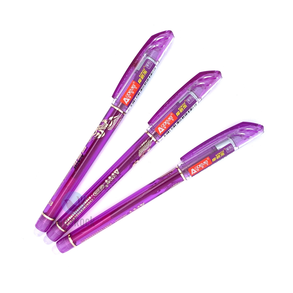 Hộp 12 cây bút viết gel xoá được Aodemei GP-3176 0.38mm / Aooenei GP3176 0.38mm