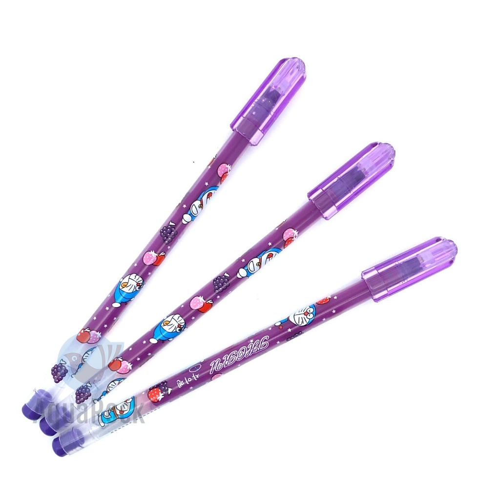[Lẻ 1 cây] Bút viết nước gel thơm nho TFORU / THORU hình Doraemon AH888 / VS999 ngòi 0.4mm