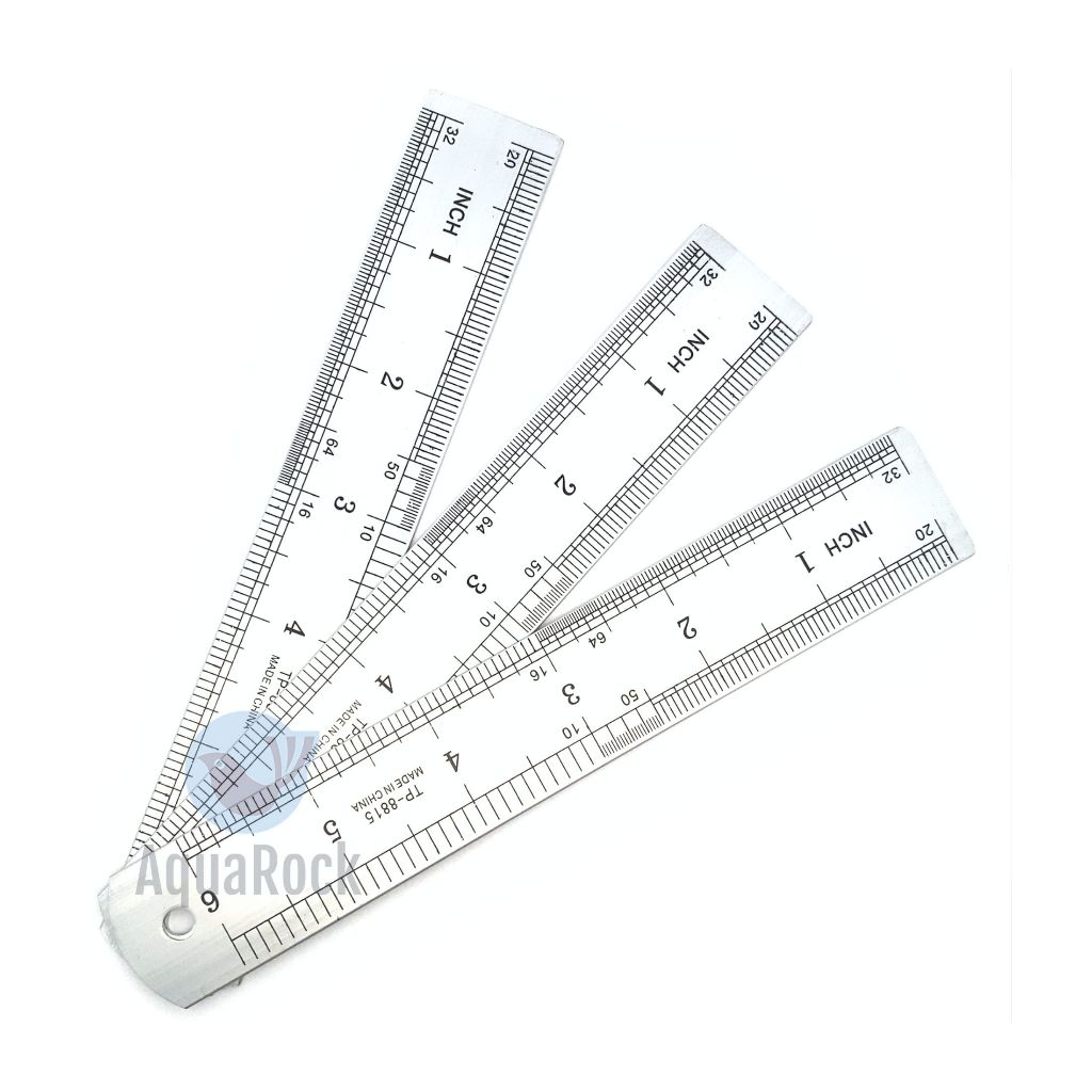 [NHÔM] Thước kẻ NHÔM thẳng TP-8815 / TP8815 dài 15cm