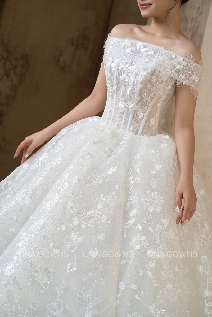 Váy Cưới Ren Cao Cấp Internal Lace 09 - Thiết kế 2in1 linh hoạt và ấn tượng