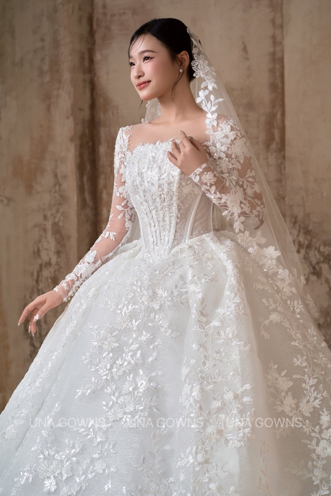 Váy Cưới Ren Cao Cấp Internal Lace 01