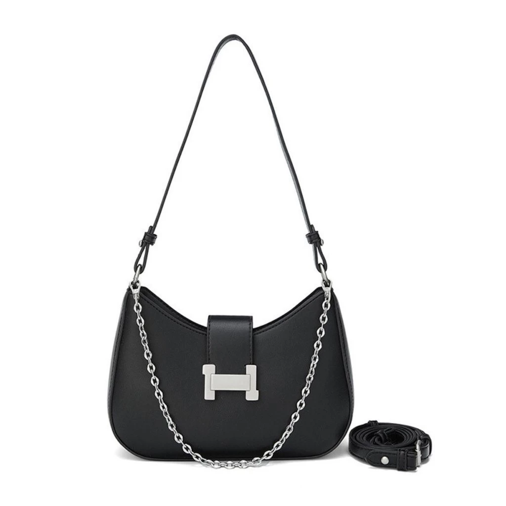 Túi xách nữ đeo vai khóa chữ H size 22cm HA481