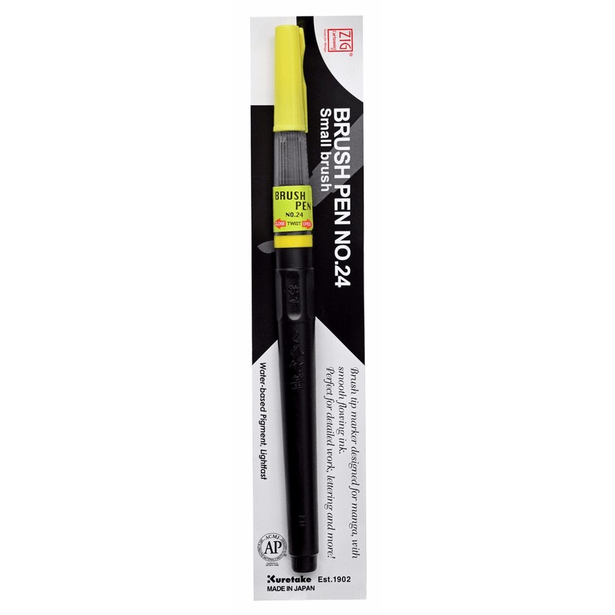 Bút lông Kuretake Zig Cartoonist Brush Pen   (No.22/ No.24)