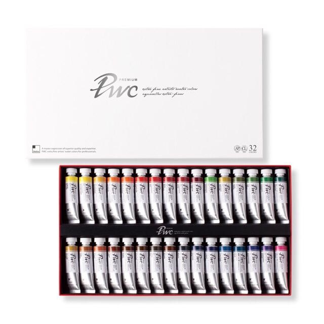 Hộp 15ml Màu nước Shinhan PWC Hàn Quốc set 32 -33 limmited