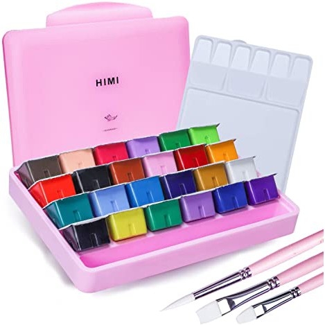Màu GOUACHE HIMI dạng thạch ( 18/24 màu)
