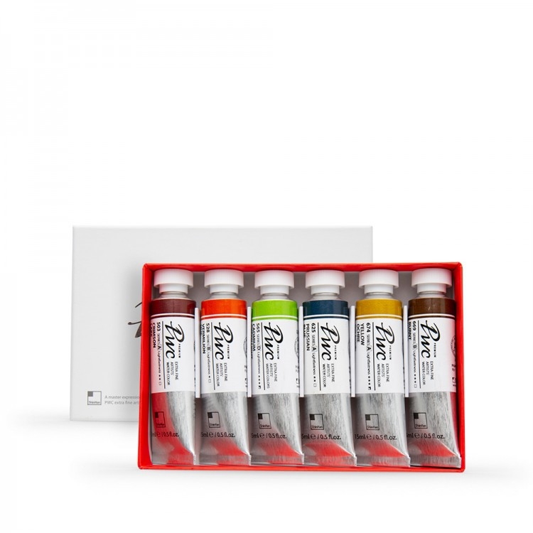 SET 6 Tuýp 15ml màu nước Shinhan PWC Extra Fine