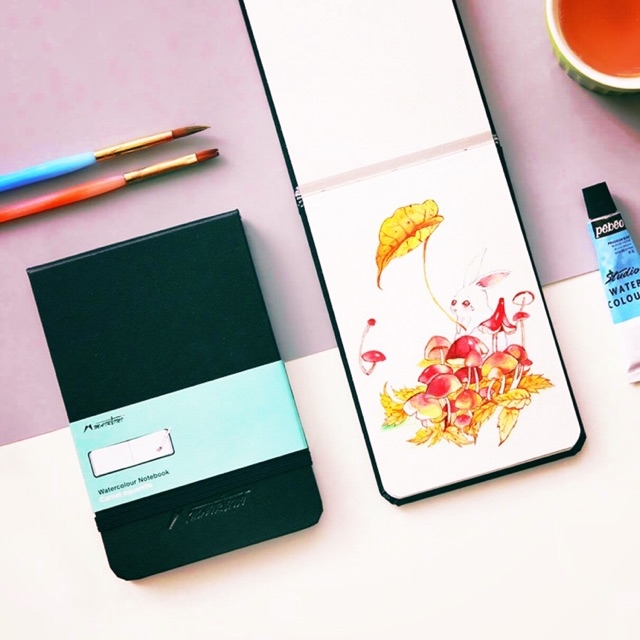 Sổ vẽ màu nước MAIRTINI travel sketchbook 300gsm
