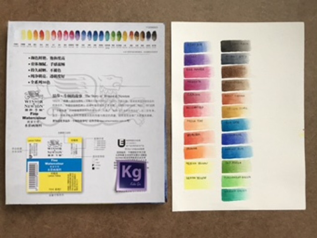 Màu nước & Màu acrylic Winsor&Newton 24m