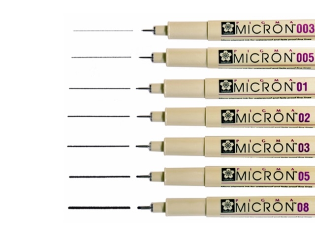 Bút đi nhét line Micron Sakura Nhật Bản