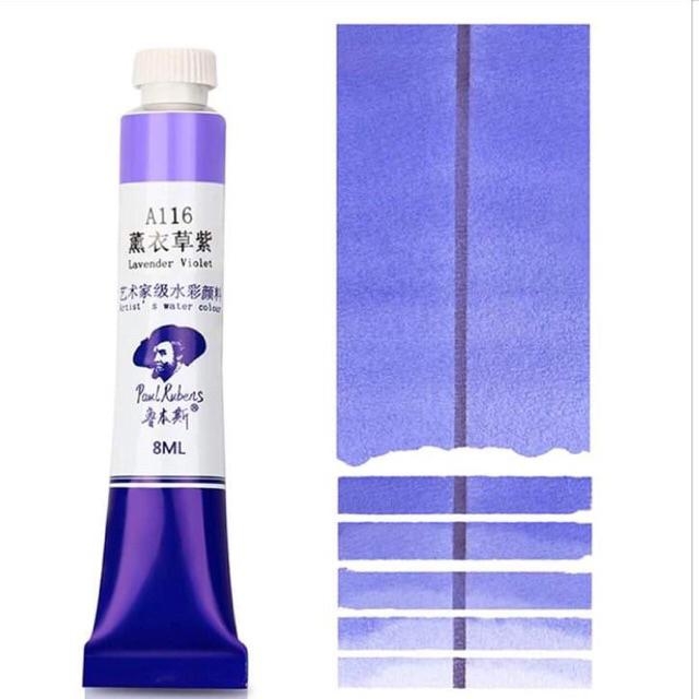 [P3 Tone tím ] Màu nước Paul Rubens Artist tuýp 18ml