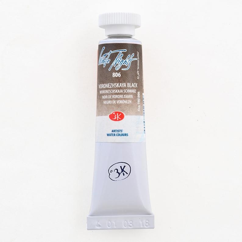 P4 Màu nước White Nights tuýp lẻ 10ml &fullpan nén ~2.5ml