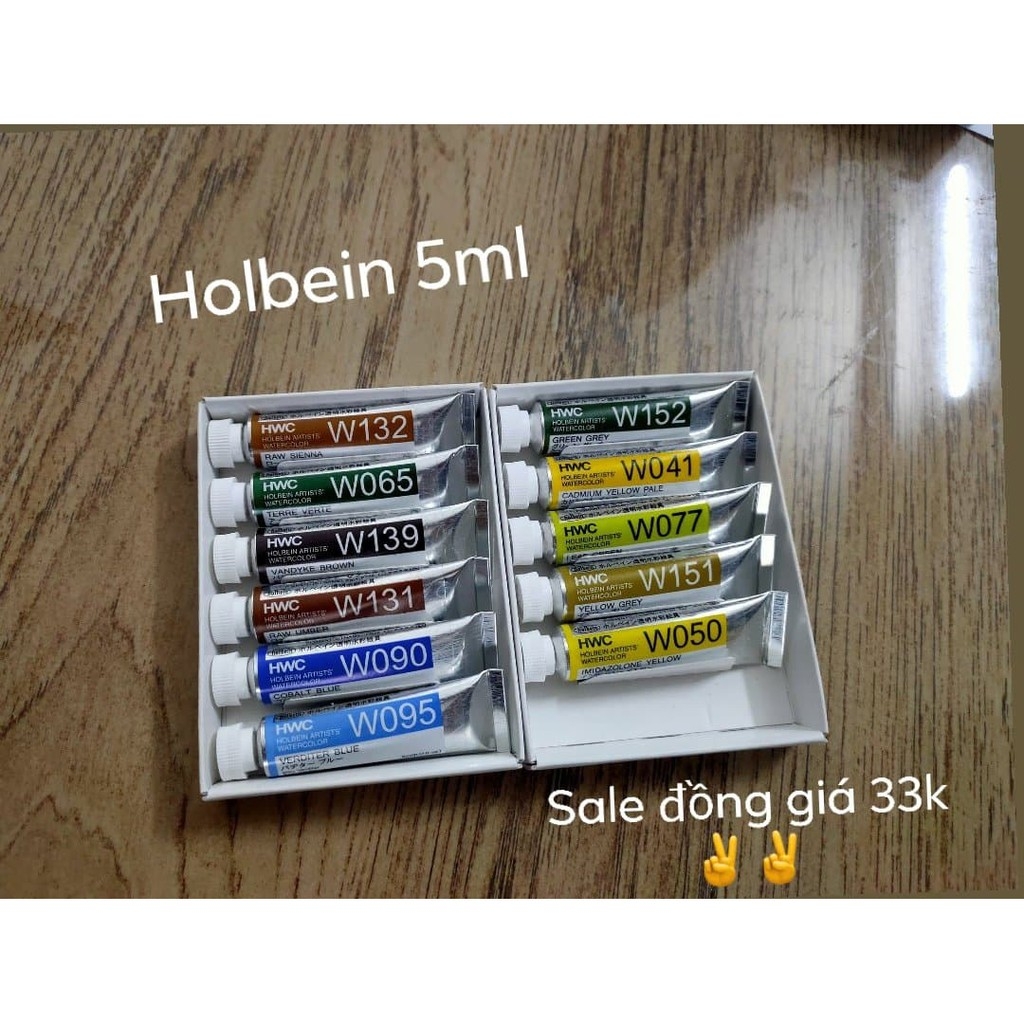 Hộp màu tuýp màu lỗi nhẹ các hãng Kitaart
