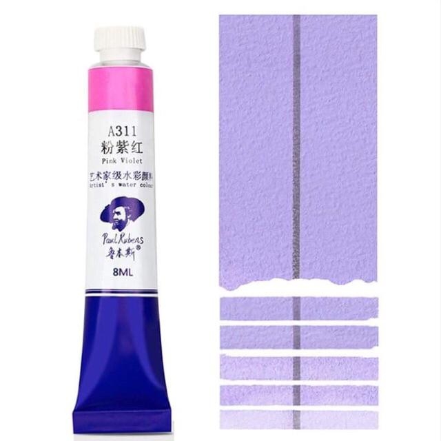 [P3 Tone tím ] Màu nước Paul Rubens Artist tuýp 18ml