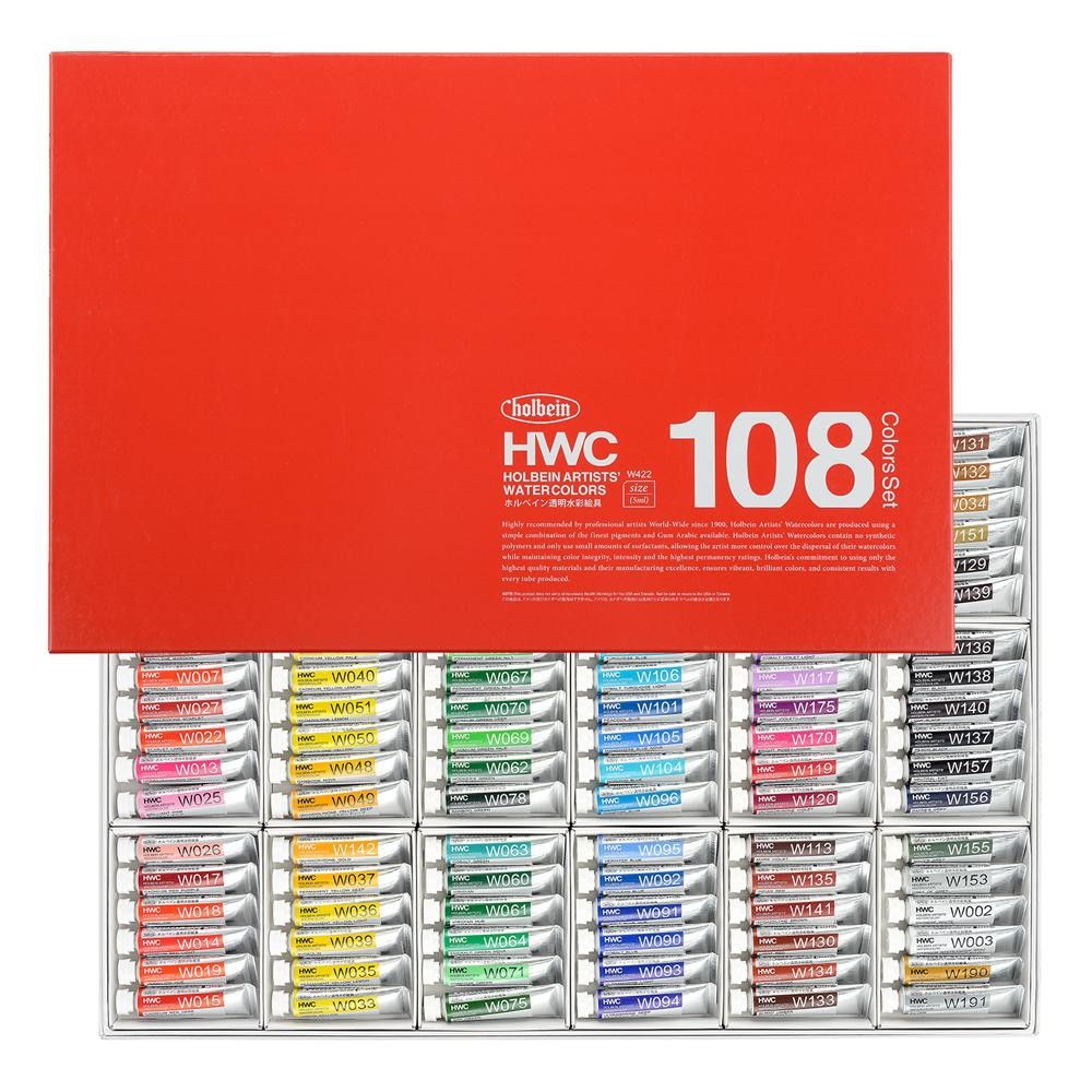 Màu nước Holbein Artist 108 màu 5ml