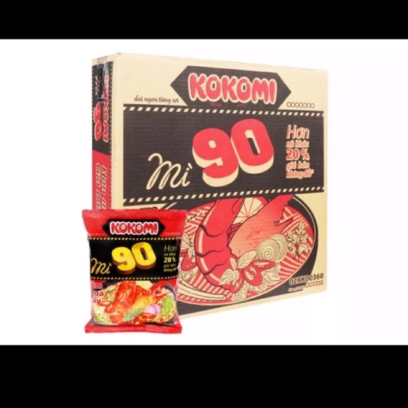 Mì tôm Hảo Hảo 3 Miền Kokomi 90