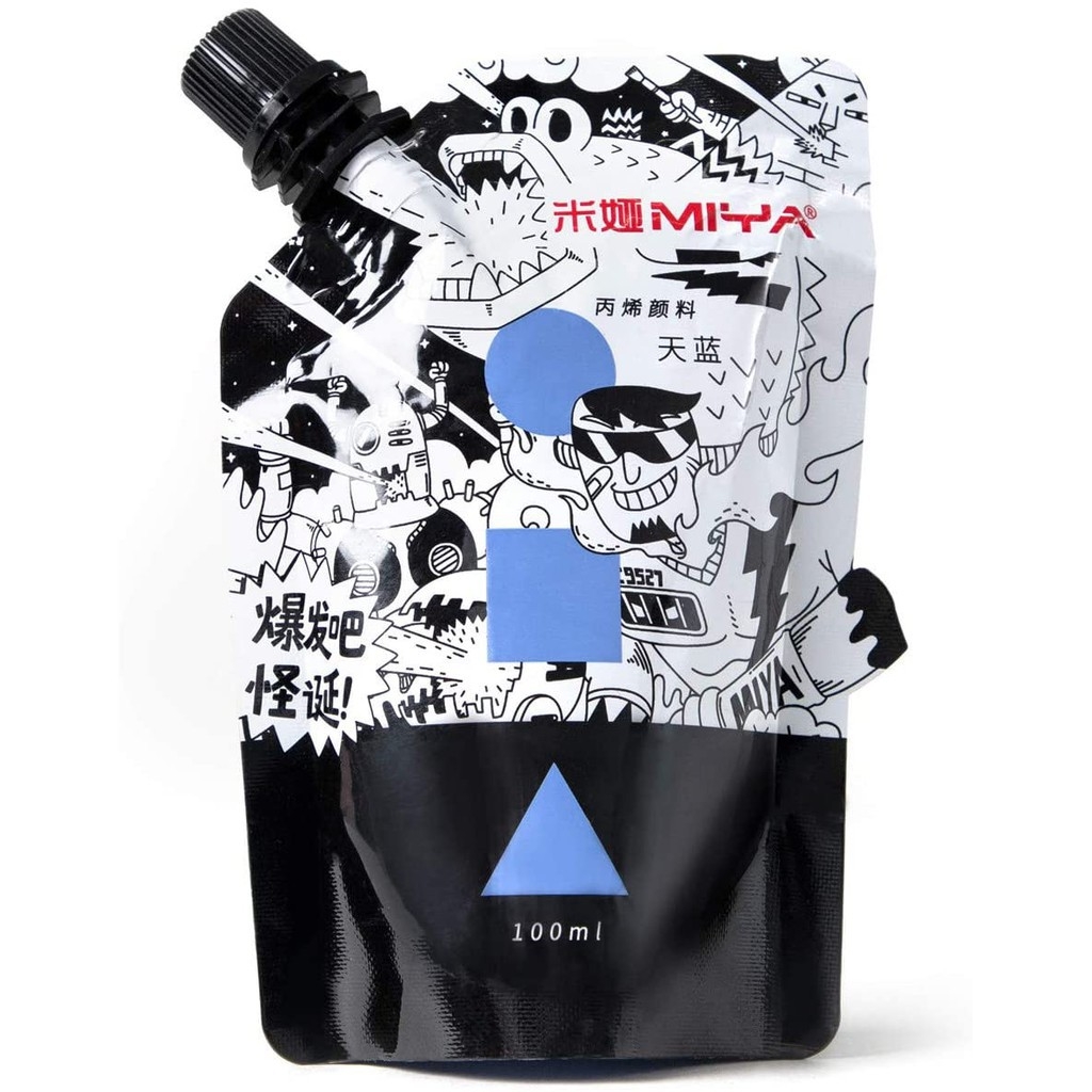 Túi refill màu Acrylic Miya 100ml P3