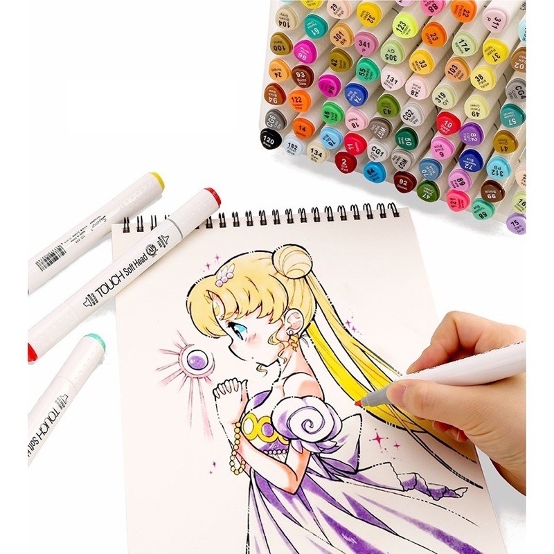 Set Màu dạ bút lông Marker Touch Soft Head