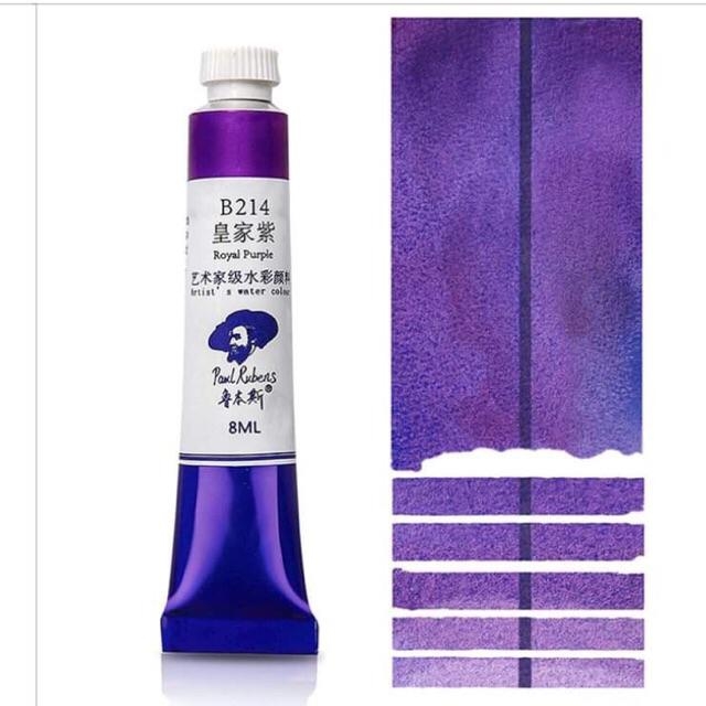 [P3 Tone tím ] Màu nước Paul Rubens Artist tuýp 18ml
