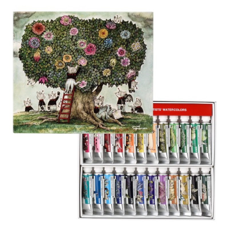 Set màu nước 5ml Holbein x Higuchi 24 108 Limited phiên bản giới hạn