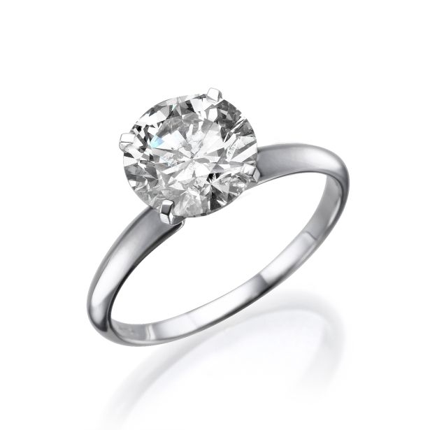 Parisian in White Gold Lab Grown 0.50ct F/VS2