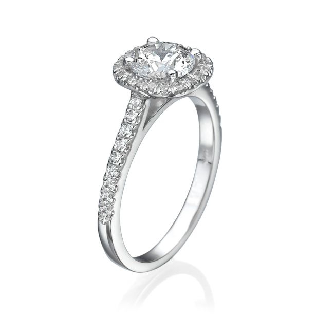 New Mia in White Gold Lab Grown 0.50ct F/VS2 (1.20cttw)