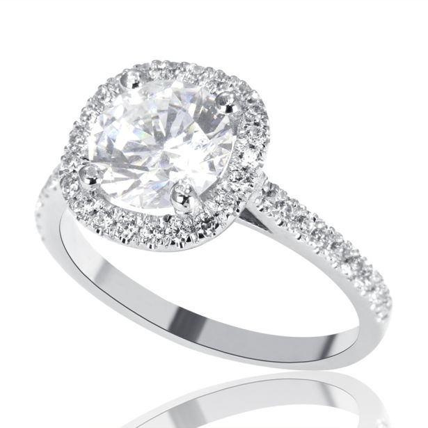 New Mia in White Gold Lab Grown 0.50ct F/VS2 (1.20cttw)