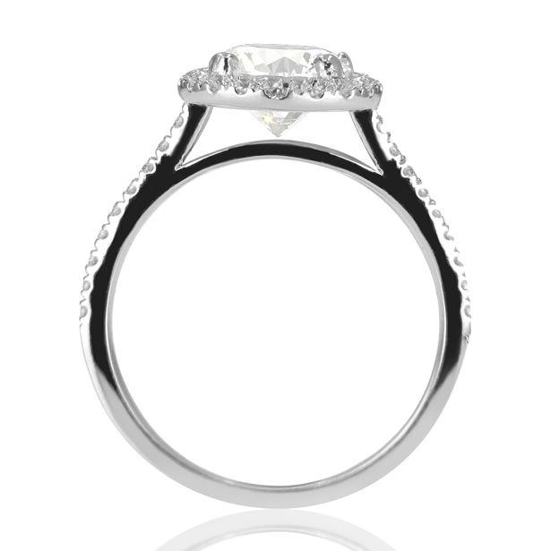 New Mia in White Gold Lab Grown 0.50ct F/VS2 (1.20cttw)