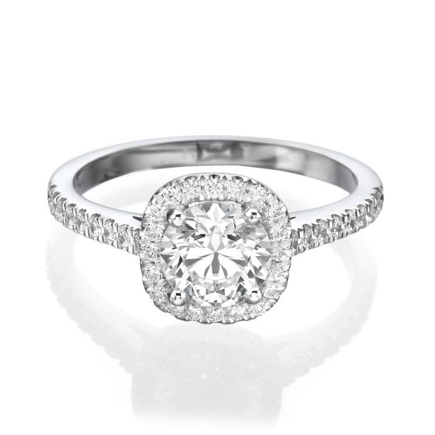 New Mia in White Gold Lab Grown 0.50ct F/VS2 (1.20cttw)