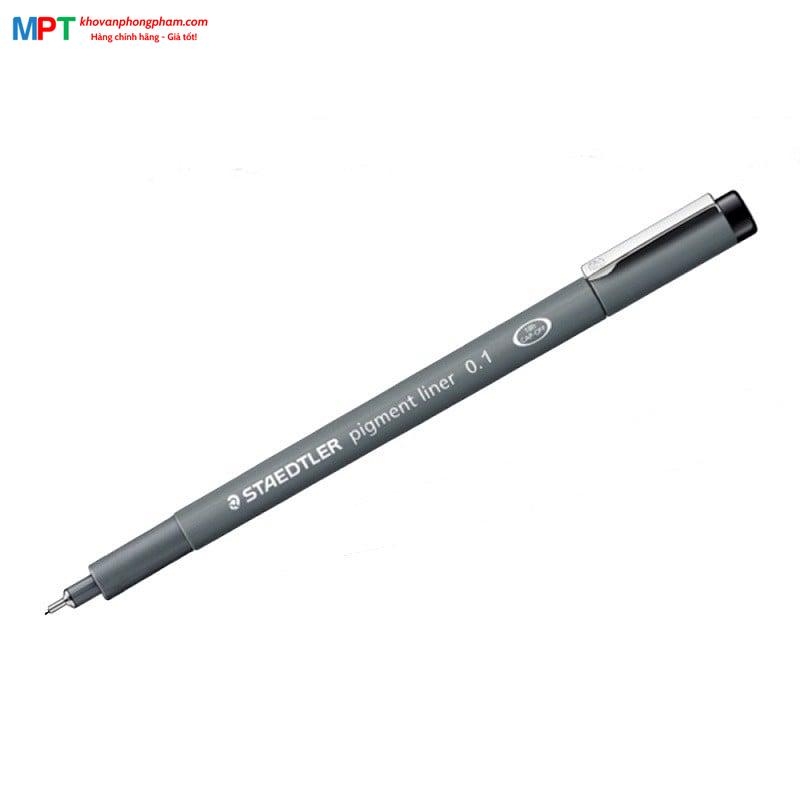 Bút vẽ kỹ thuật Staedtler Chính Hãng 308 01 0.1mm màu đen (Bút dạ kim số)